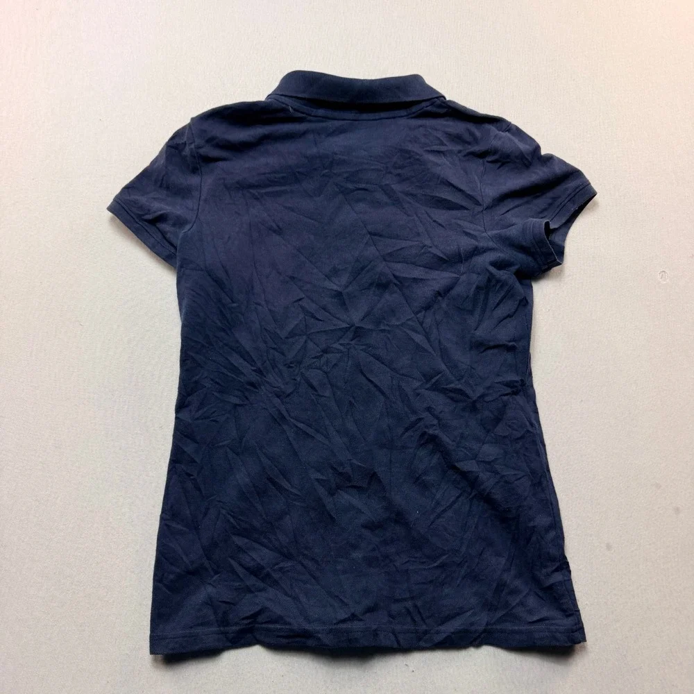 Cat & Jack Polo Shirt Kids Extra Large 14 Navy Blue Excellent School Uniform